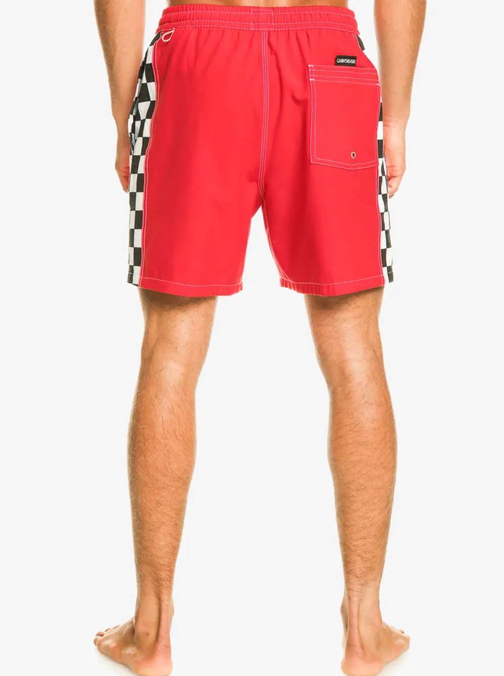 Quiksilver Elastic Waist|Original Arch 17" Volleys High Risk Red