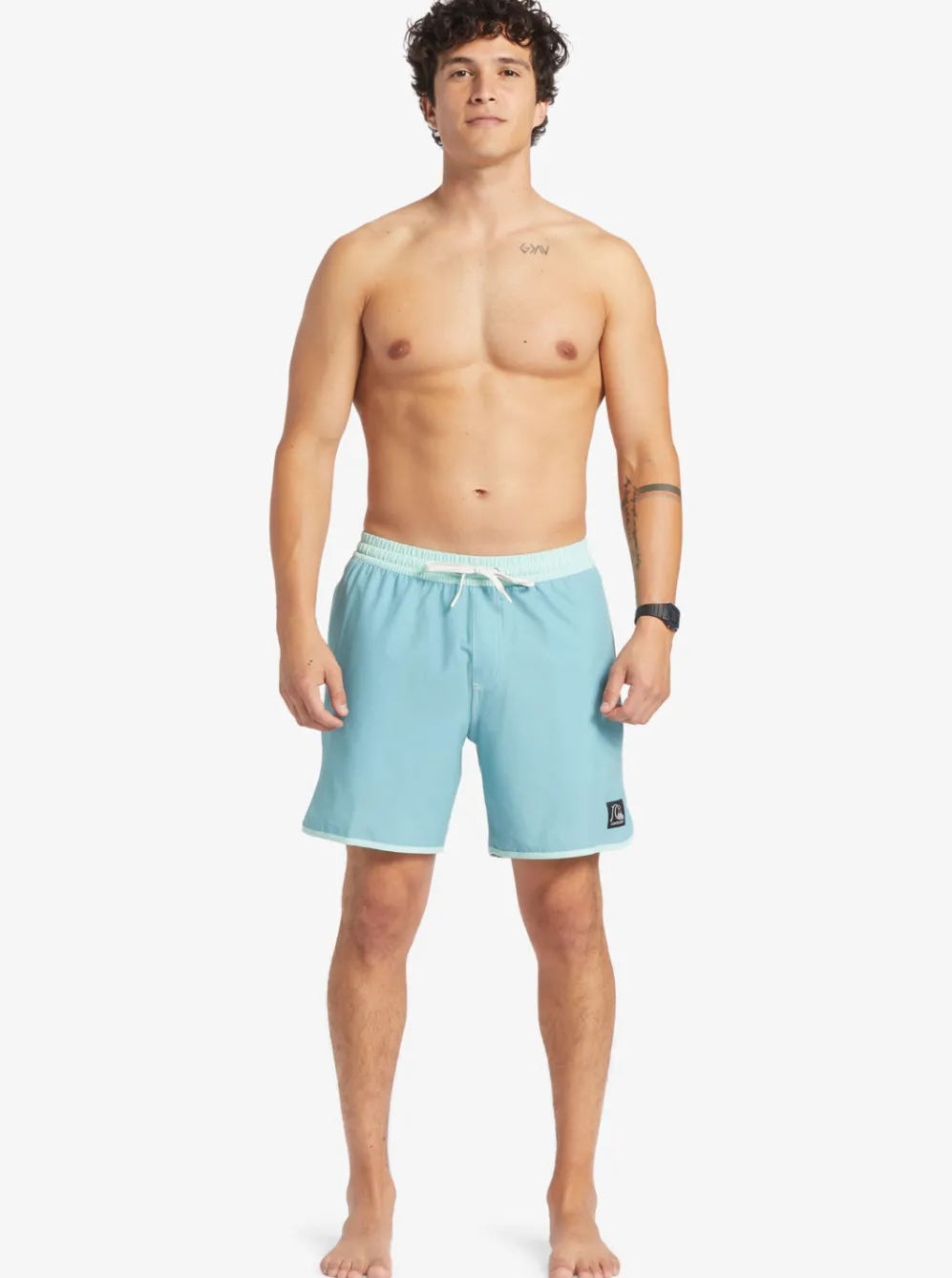 Quiksilver Boardshorts|Original Scallop 17" Volleys Reef Waters