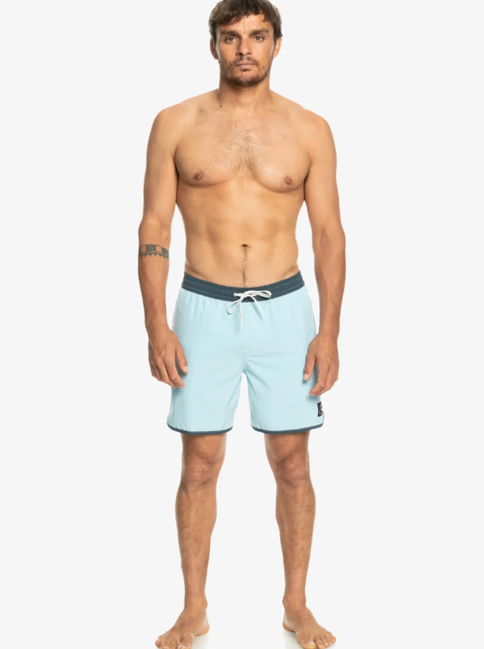 Quiksilver Boardshorts|Original Scallop 17" Volleys Sky Blue