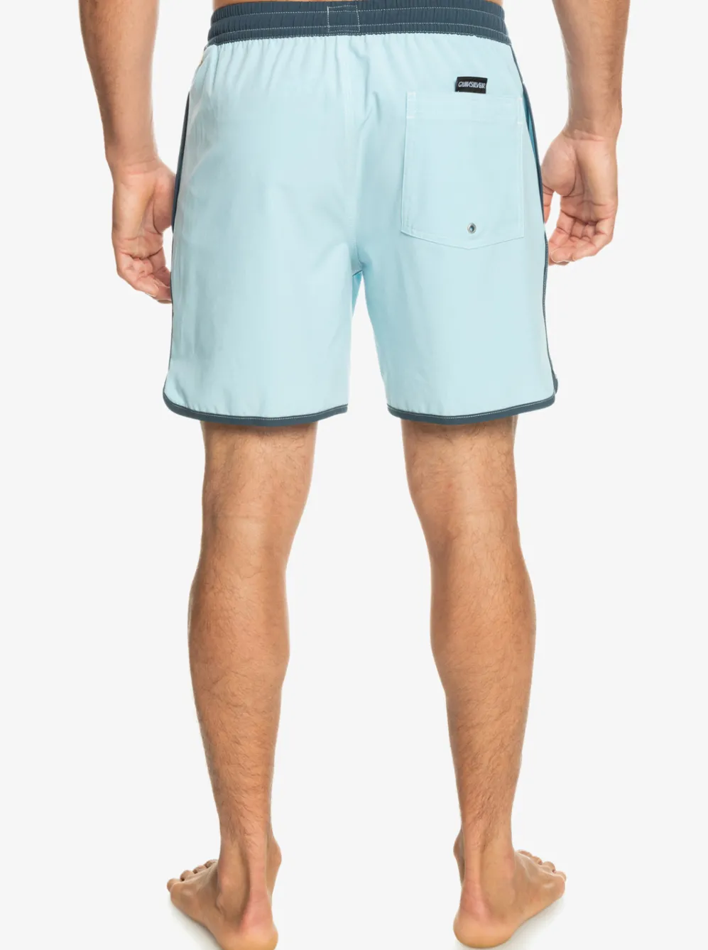 Quiksilver Boardshorts|Original Scallop 17" Volleys Sky Blue