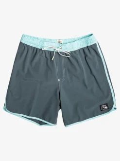 Quiksilver Elastic Waist|Original Scallop 17" Volleys Dark Slate