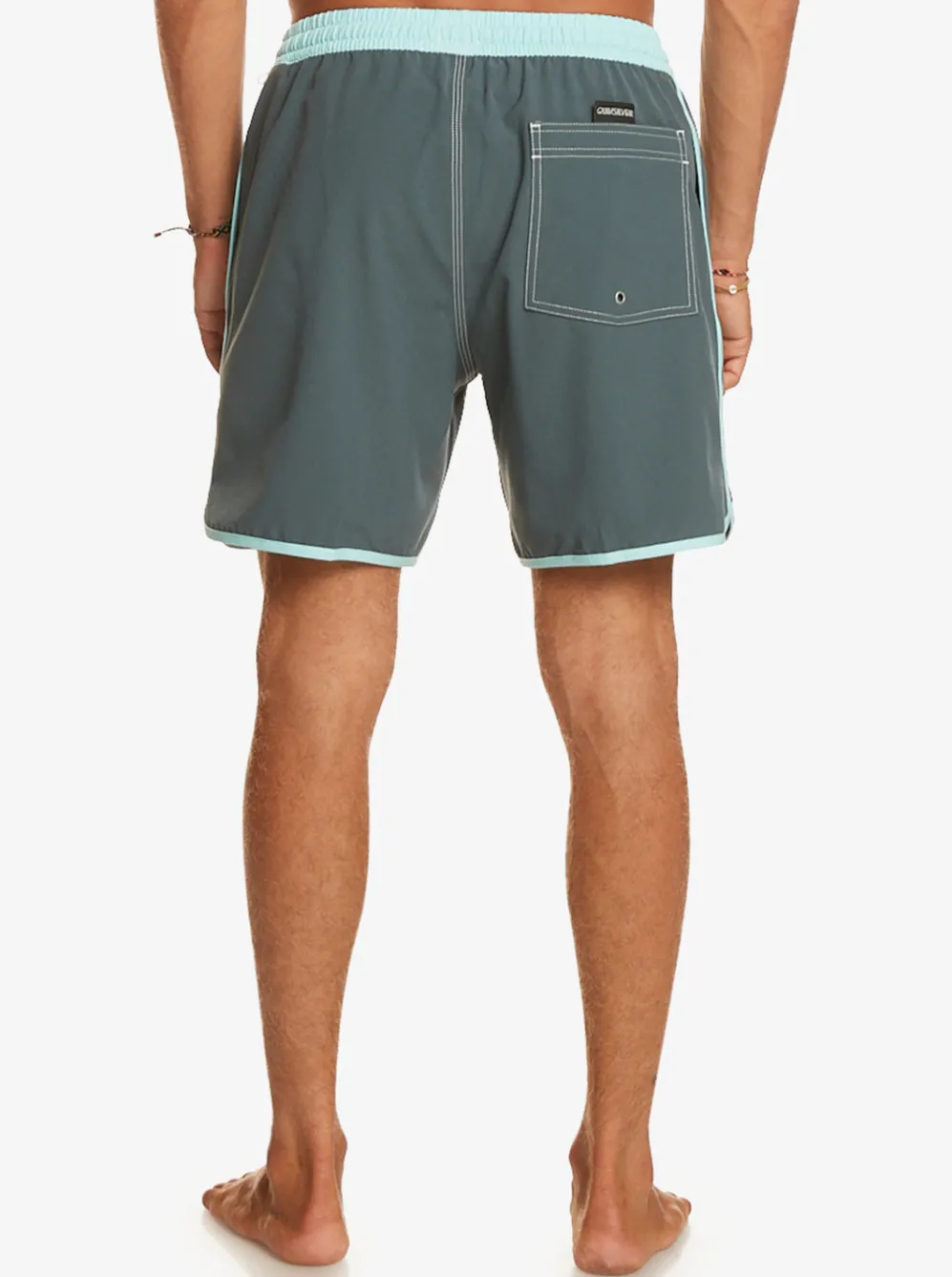 Quiksilver Elastic Waist|Original Scallop 17" Volleys Dark Slate