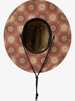 Quiksilver Hats|Outsider Straw Lifeguard Hat Baked Clay