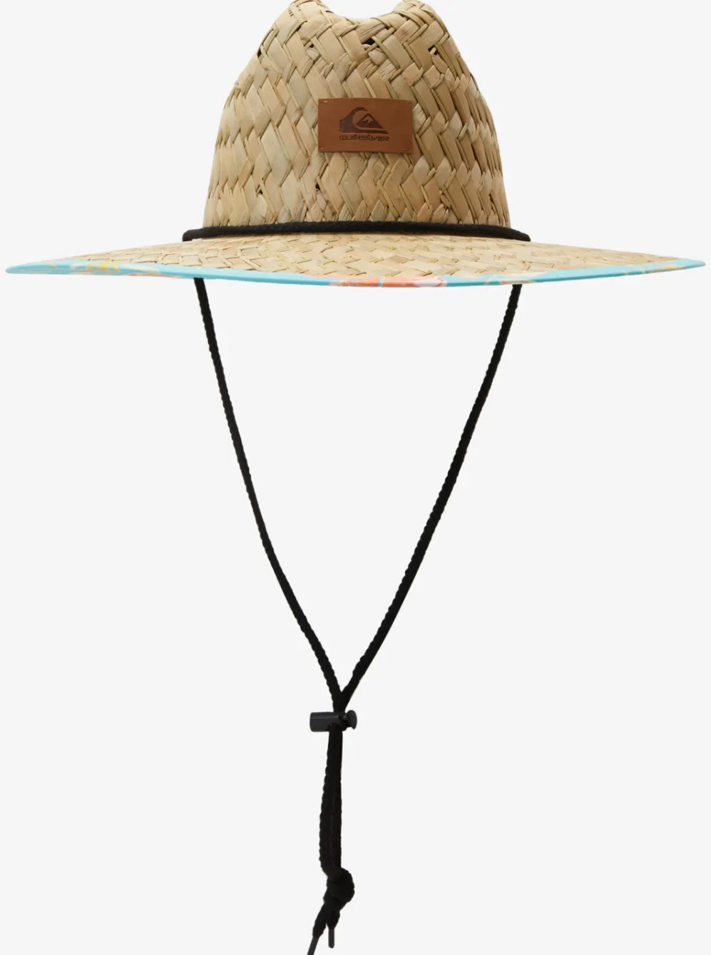 Quiksilver Hats|Outsider Straw Lifeguard Hat Blue Radiance