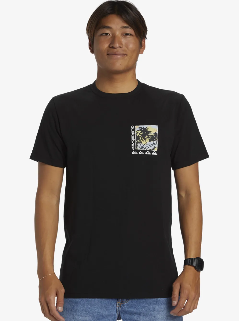 Quiksilver Tees|Poster T-Shirt Black
