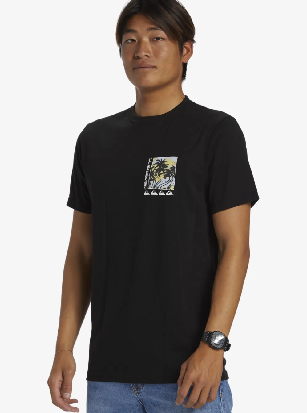 Quiksilver Tees|Poster T-Shirt Black