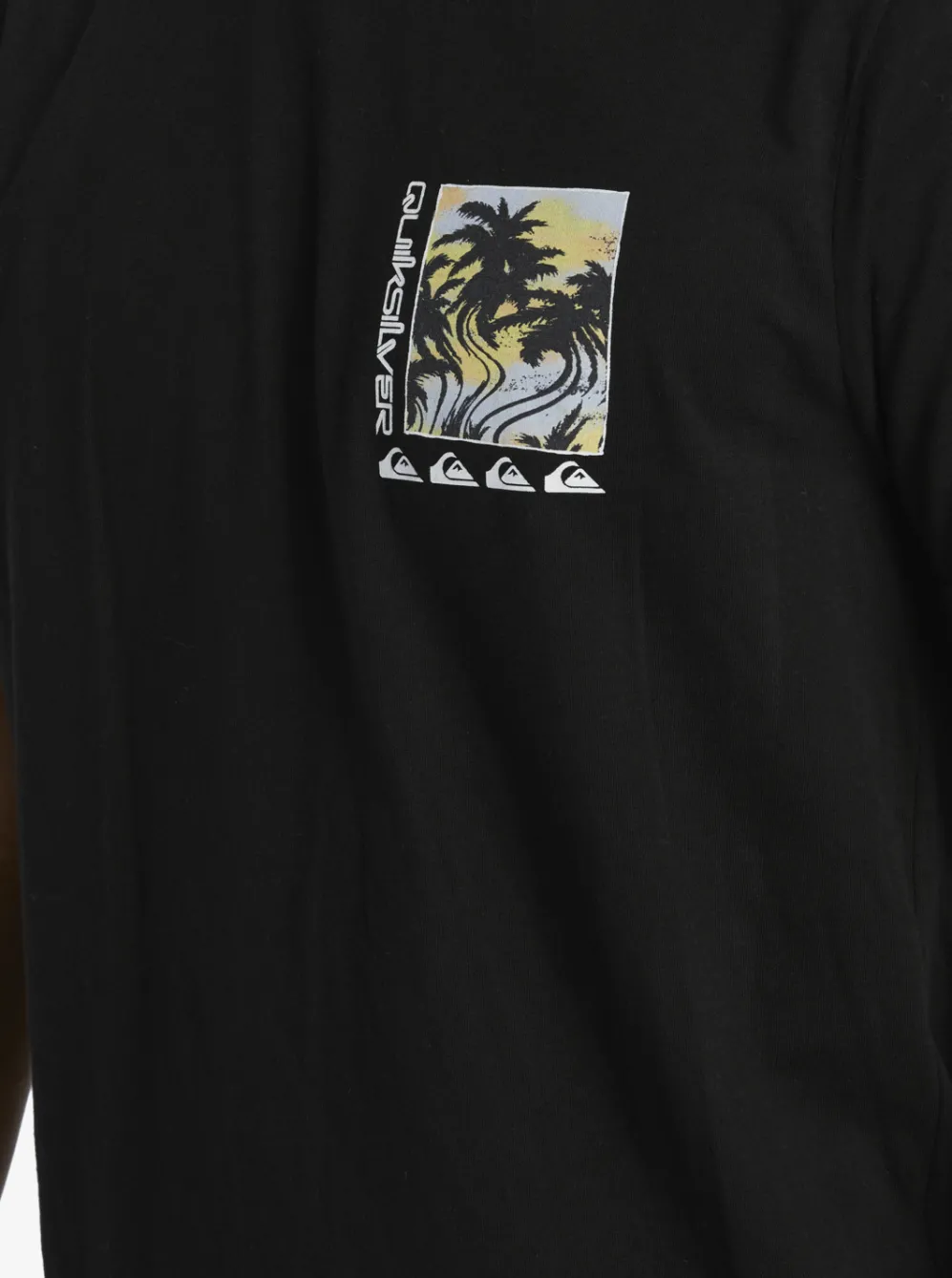 Quiksilver Tees|Poster T-Shirt Black