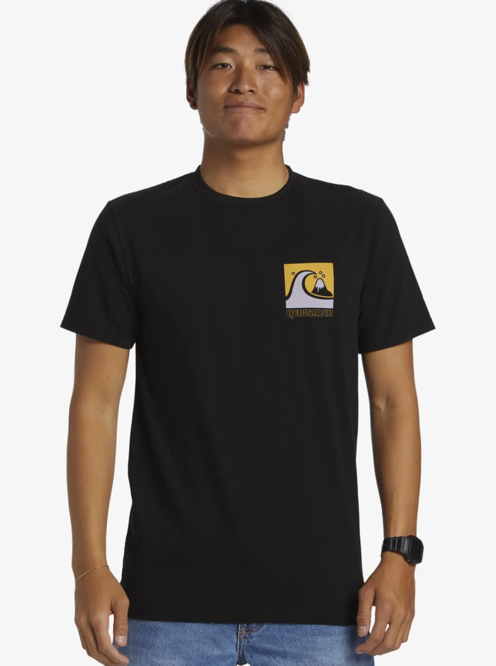 Quiksilver Tees|Quik Blocks T-Shirt Black