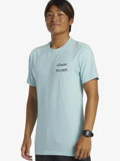 Quiksilver Tees|Quik Frame T-Shirt Pastel Turquoise