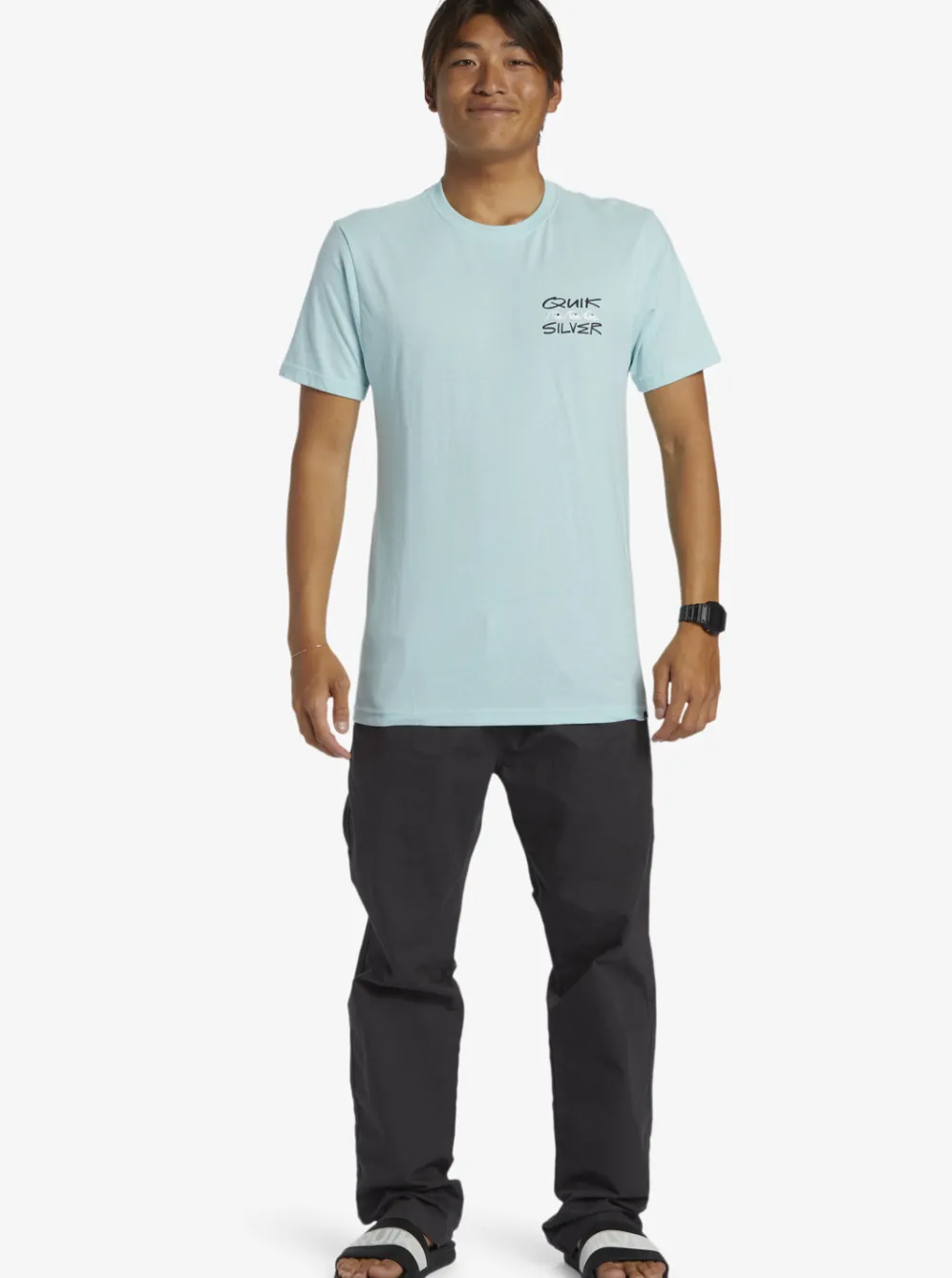 Quiksilver Tees|Quik Frame T-Shirt Pastel Turquoise