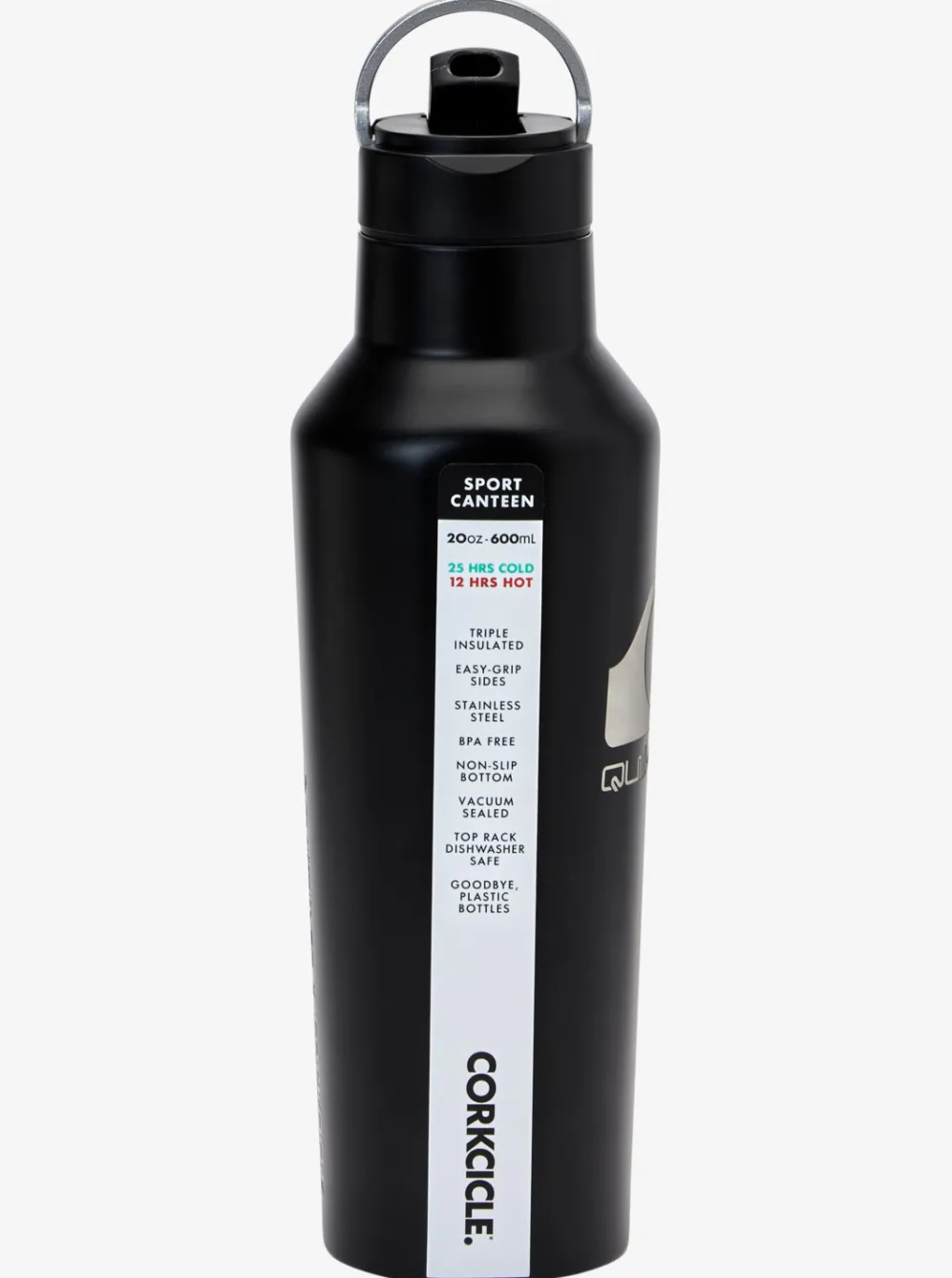 Quiksilver Water Bottles| X Corkcicle Water Bottle Black
