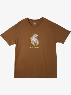 Quiksilver Tees| X Saturdays Nyc Graphic T-Shirt Sepia