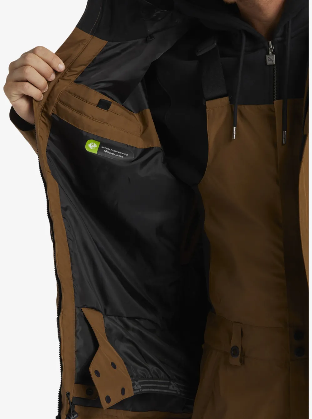 Quiksilver Snow Jackets| X Saturdays Nyc Technical Snow Jacket Sepia