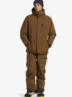 Quiksilver Snow Jackets| X Saturdays Nyc Technical Snow Jacket Sepia