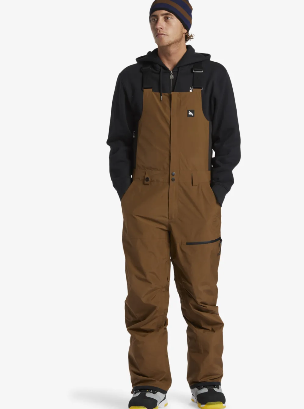 Quiksilver Snow Pants| X Saturdays Nyc Technical Snow Bib Pants Sepia
