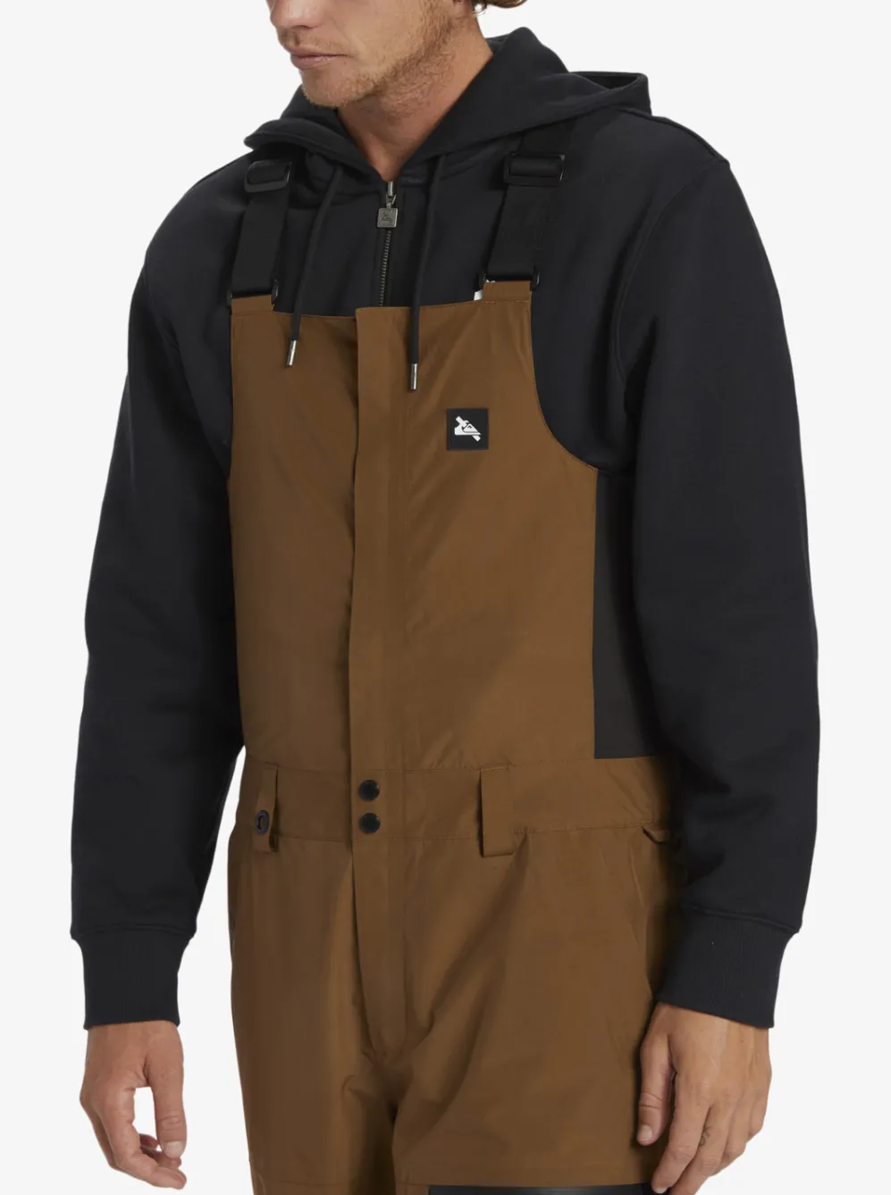 Quiksilver Snow Pants| X Saturdays Nyc Technical Snow Bib Pants Sepia