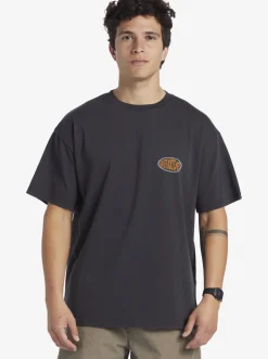 Quiksilver Tees|Real Surfin T-Shirt Black