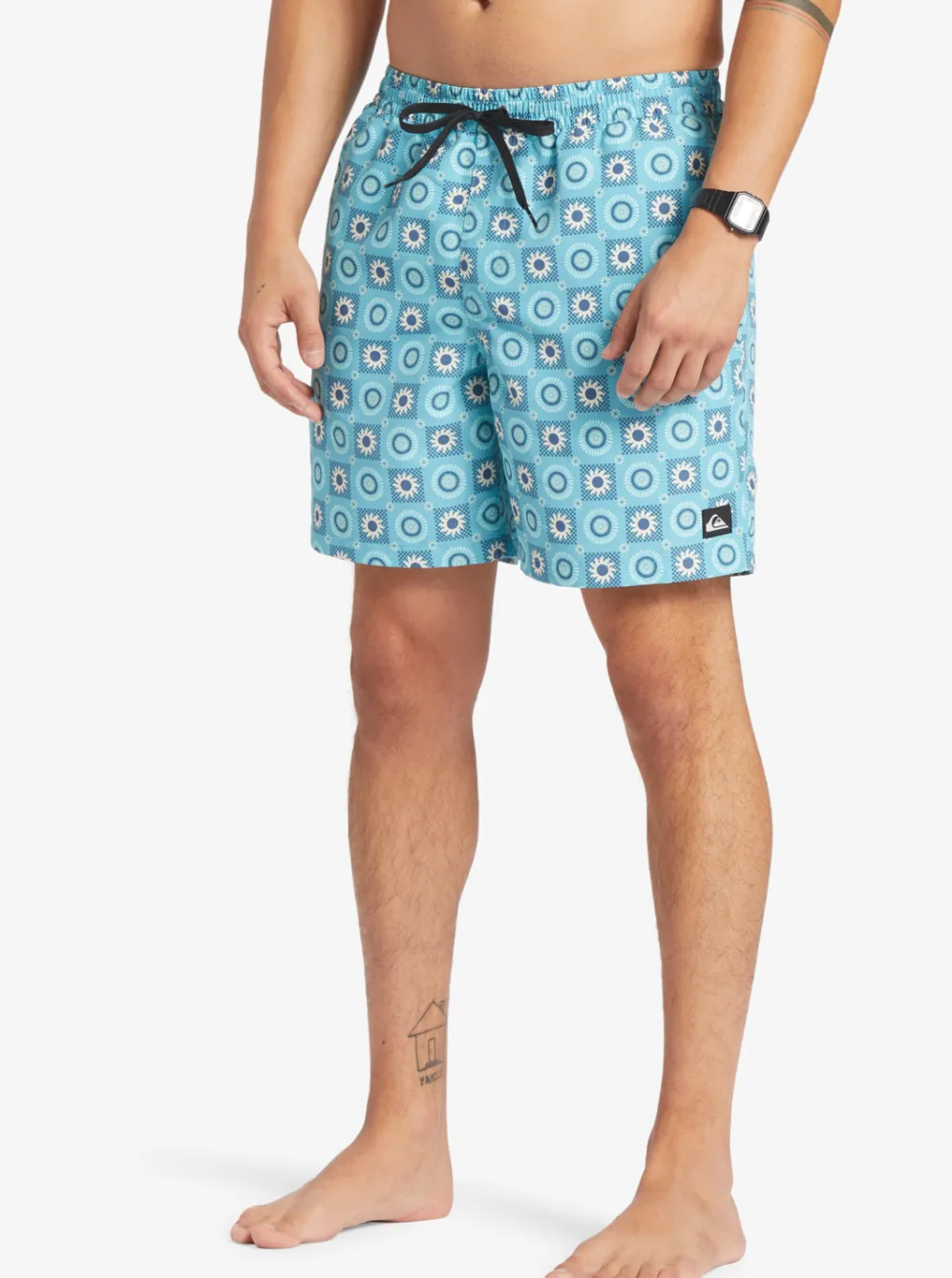 Quiksilver Boardshorts|Re-Mix 17" Volleys Pastel Turquoise