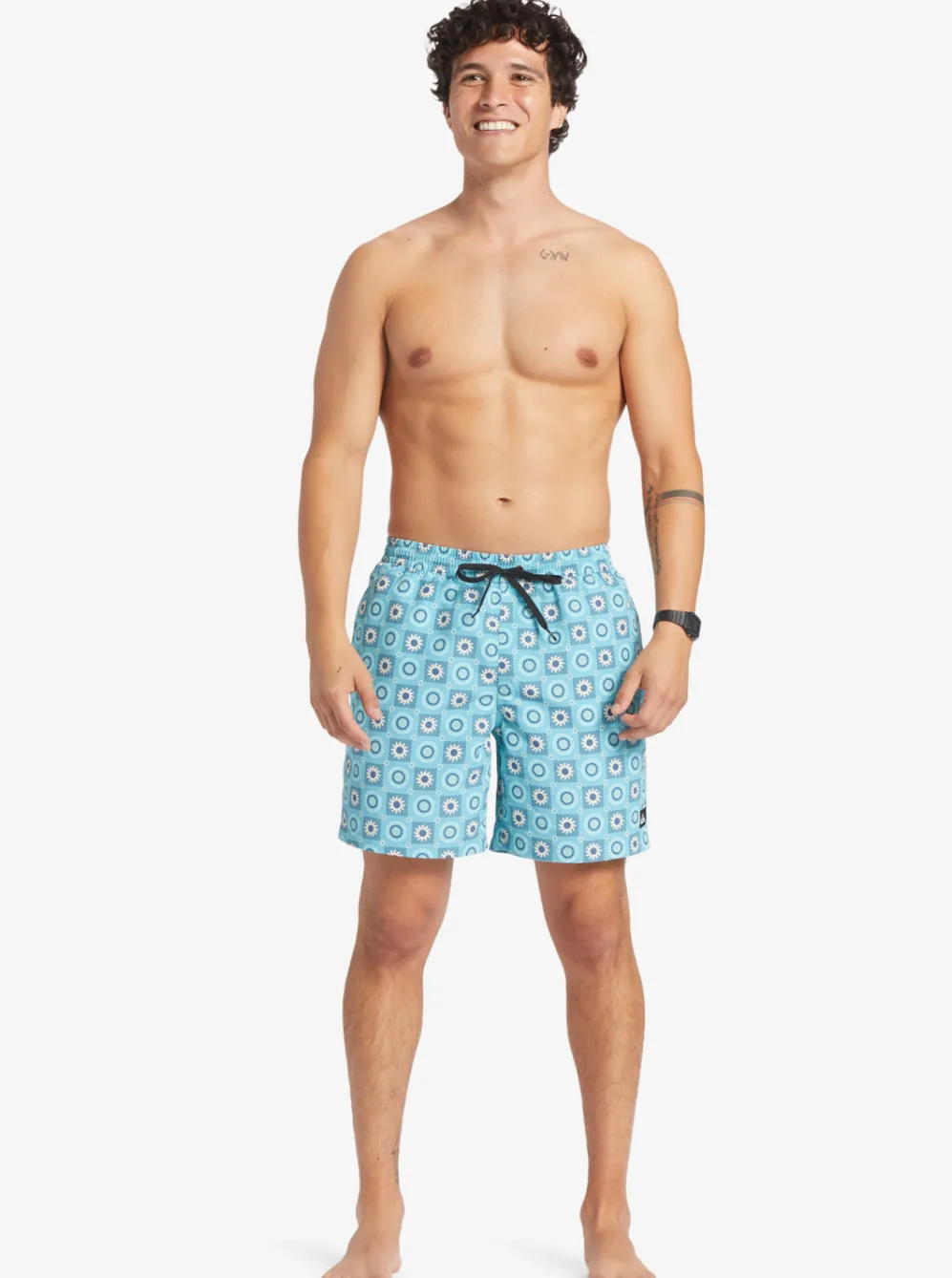 Quiksilver Boardshorts|Re-Mix 17" Volleys Pastel Turquoise