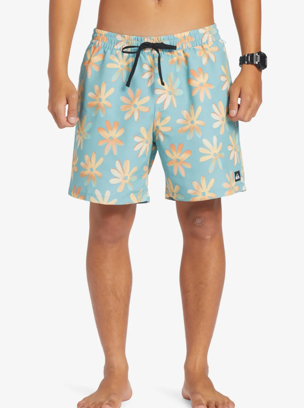 Quiksilver Boardshorts|Re-Mix 17" Volleys Cameo Blue