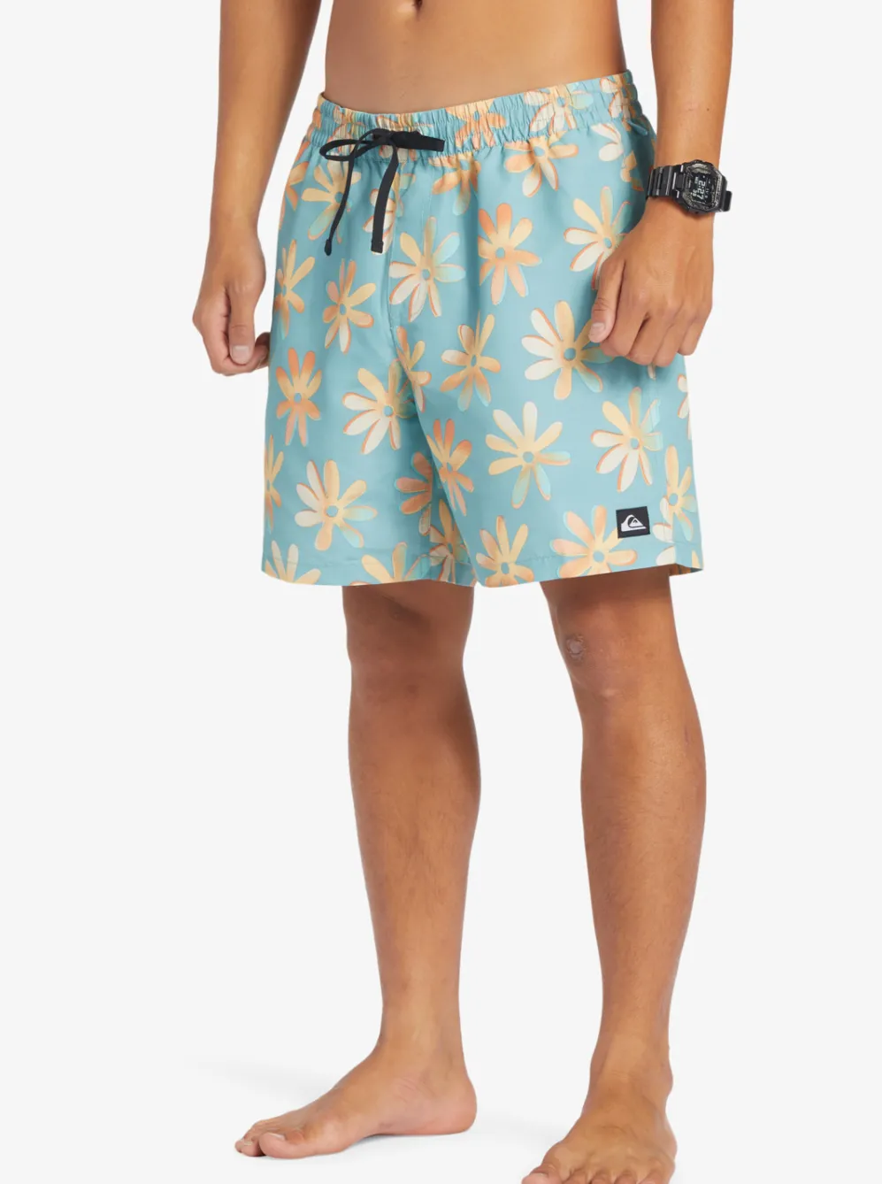 Quiksilver Boardshorts|Re-Mix 17" Volleys Cameo Blue