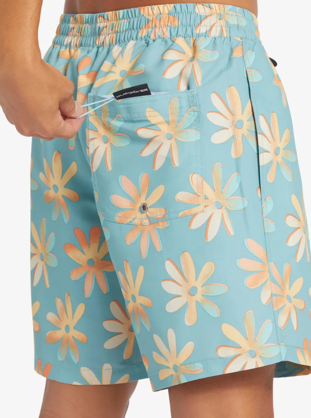 Quiksilver Boardshorts|Re-Mix 17" Volleys Cameo Blue