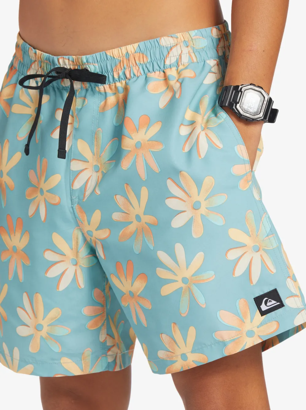 Quiksilver Boardshorts|Re-Mix 17" Volleys Cameo Blue