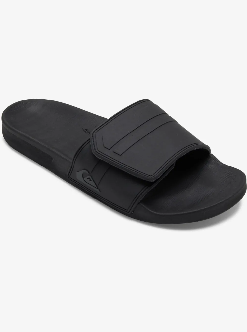 Quiksilver Sandals|Rivi Adjustable Slides Black/Grey/Black
