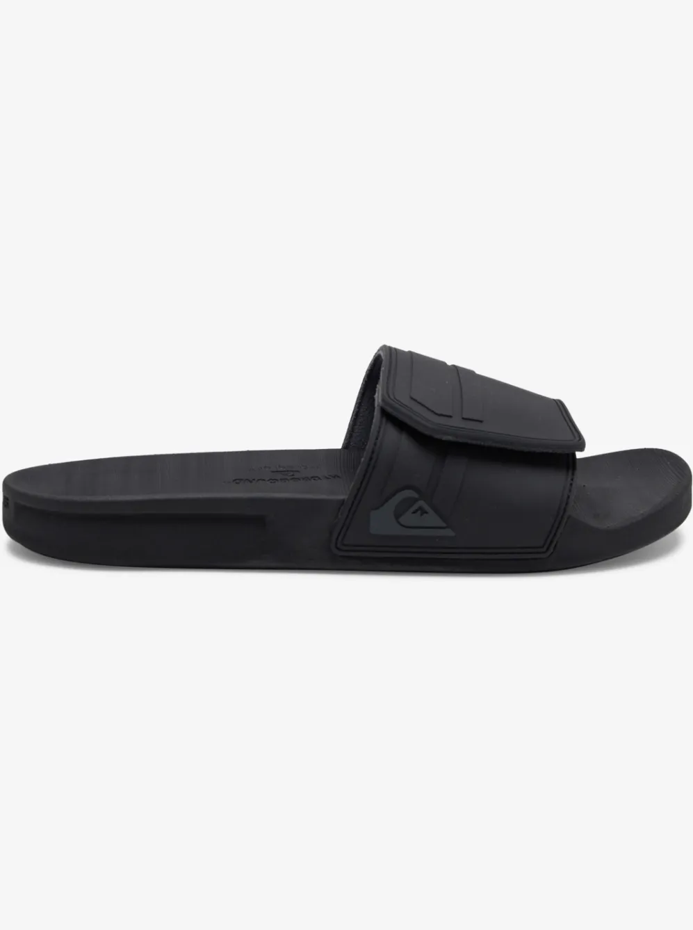 Quiksilver Sandals|Rivi Adjustable Slides Black/Grey/Black