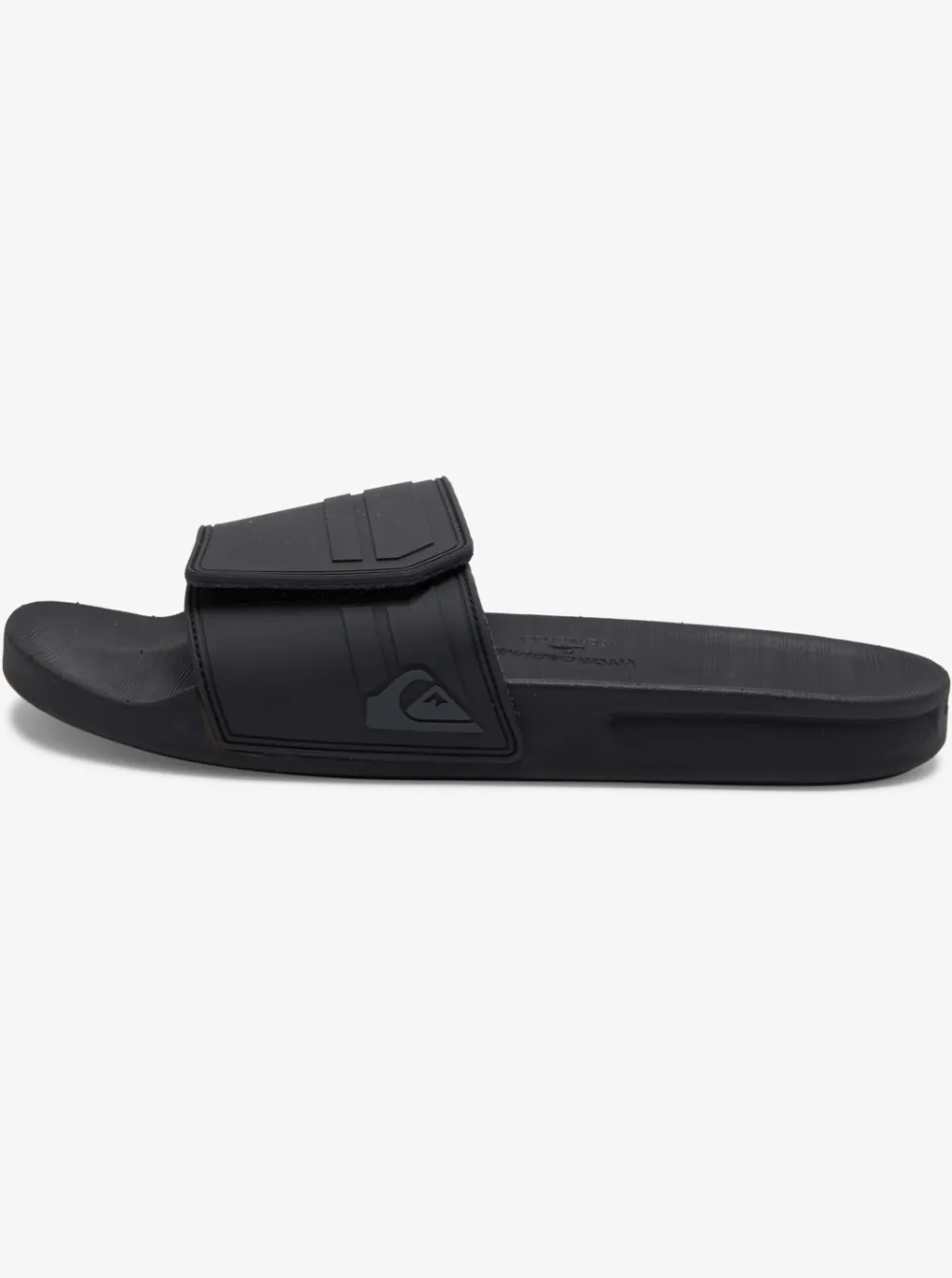 Quiksilver Sandals|Rivi Adjustable Slides Black/Grey/Black