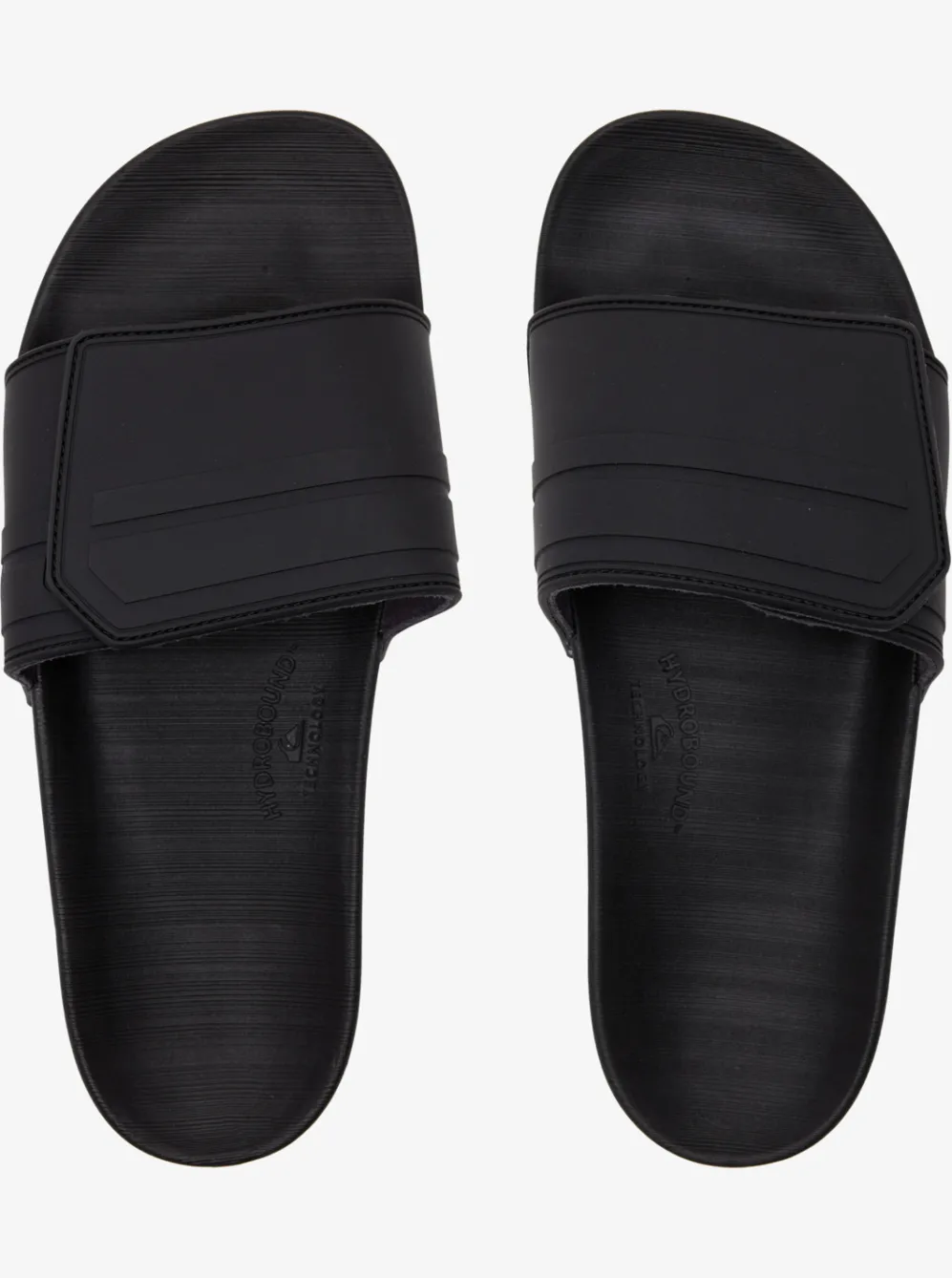 Quiksilver Sandals|Rivi Adjustable Slides Black/Grey/Black