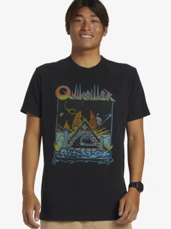 Quiksilver Tees|Rockin T-Shirt Black