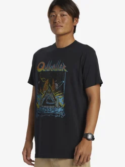 Quiksilver Tees|Rockin T-Shirt Black