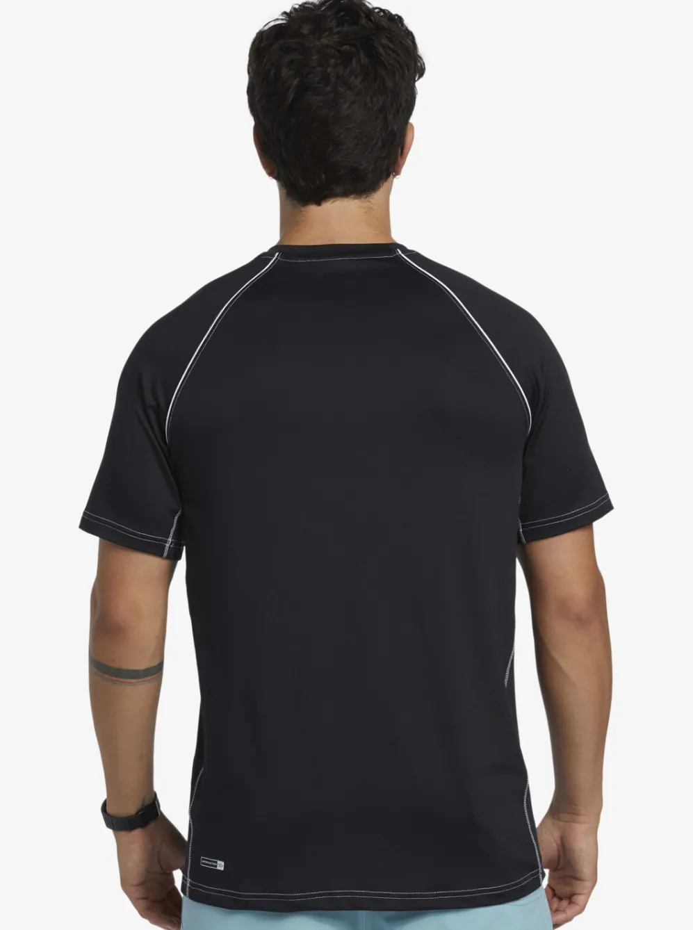 Quiksilver Rashguards|Saturn Surf Tee Short Sleeve Surf Tee Black