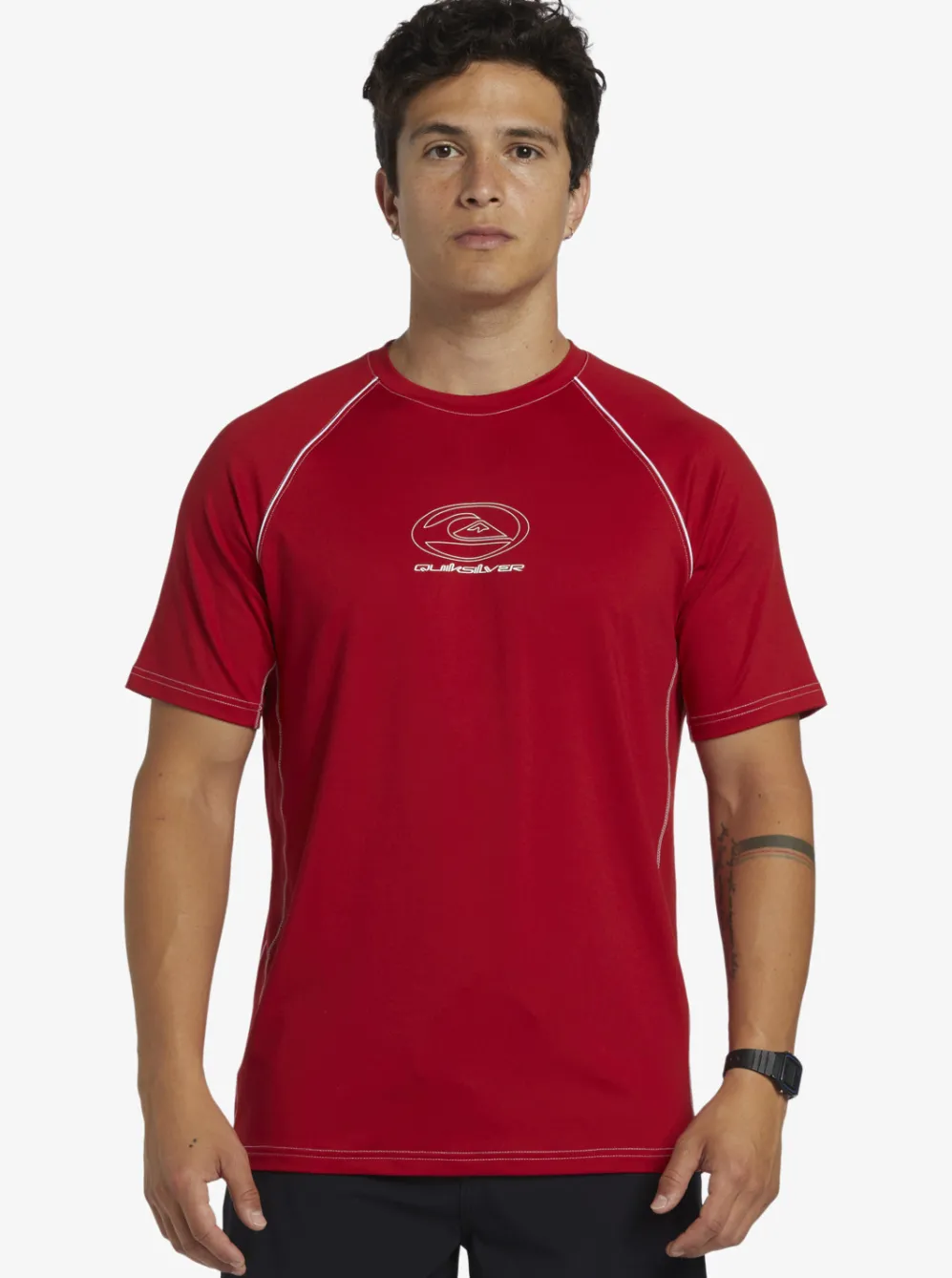 Quiksilver Rashguards|Saturn Surf Tee Short Sleeve Surf Tee Samba