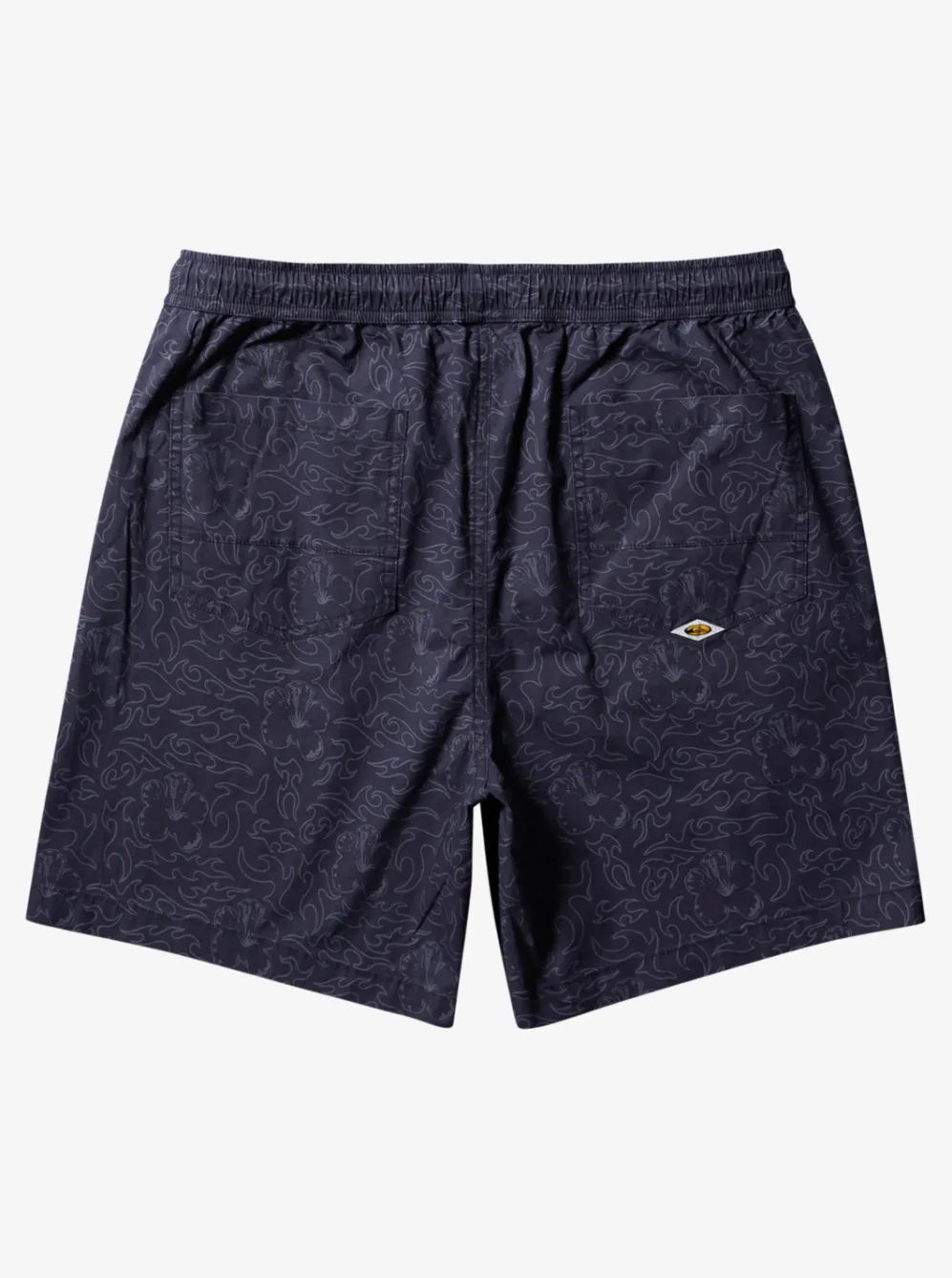 Quiksilver Shorts & Amphibians|Saturn Taxer 18" Elastic Shorts Tarmac Tribal Floral
