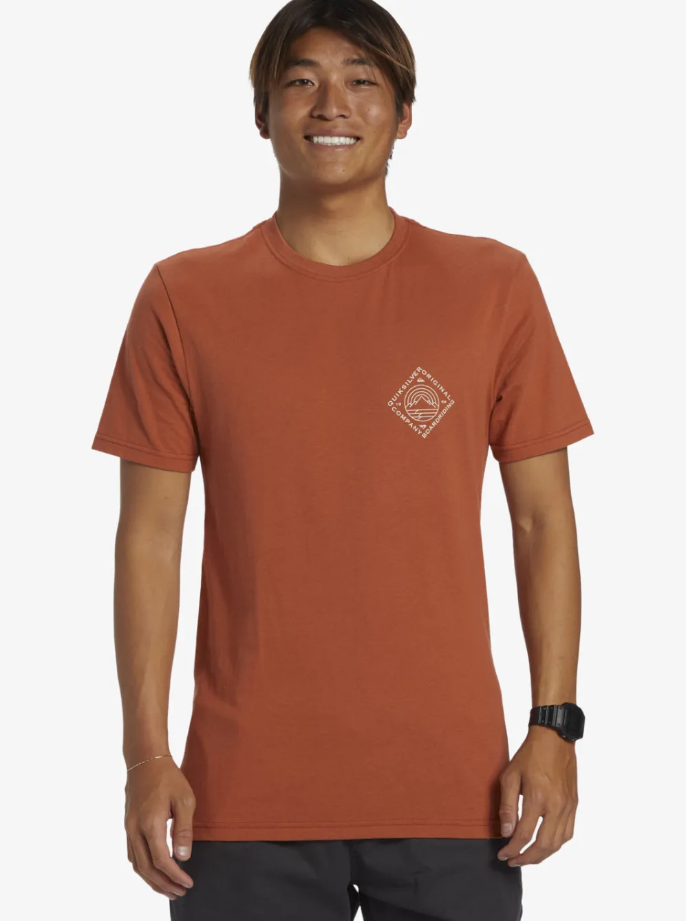 Quiksilver Tees|Scenic View T-Shirt Baked Clay