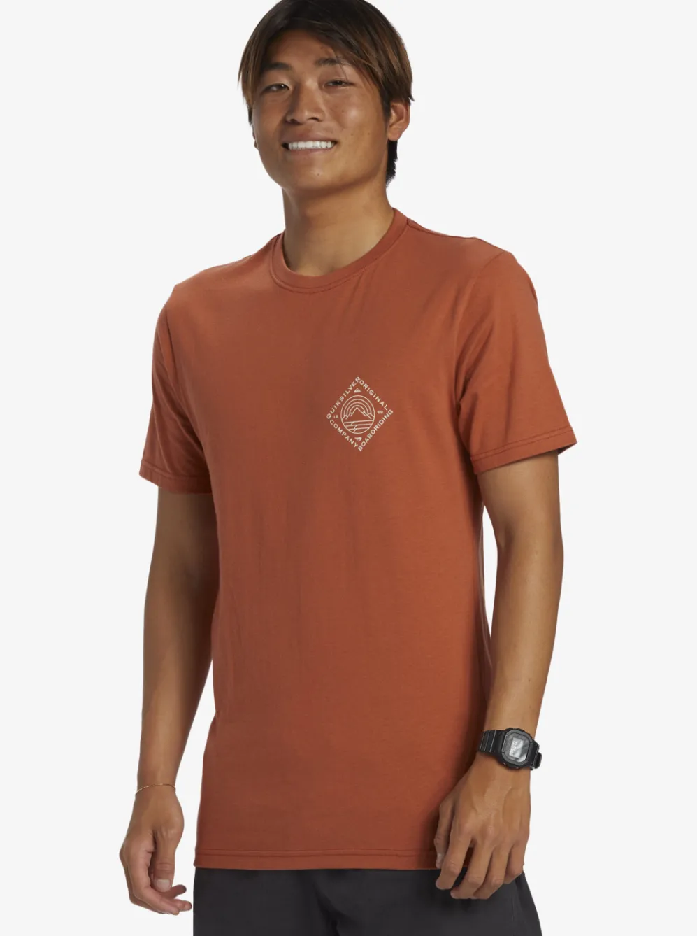 Quiksilver Tees|Scenic View T-Shirt Baked Clay