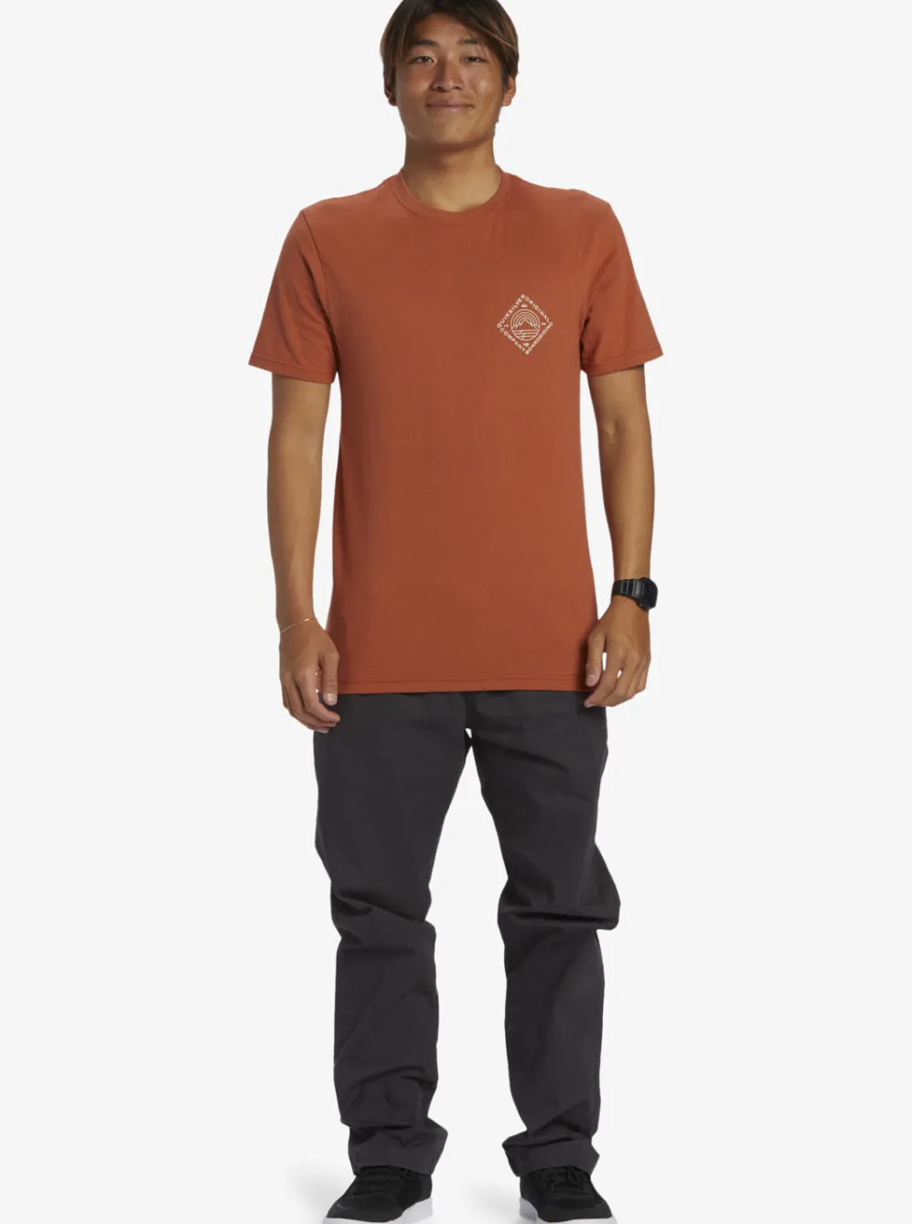 Quiksilver Tees|Scenic View T-Shirt Baked Clay