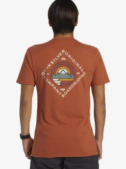 Quiksilver Tees|Scenic View T-Shirt Baked Clay