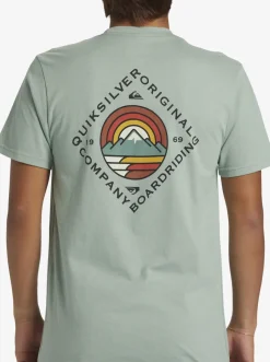 Quiksilver Tees|Scenic View T-Shirt Iceberg Green