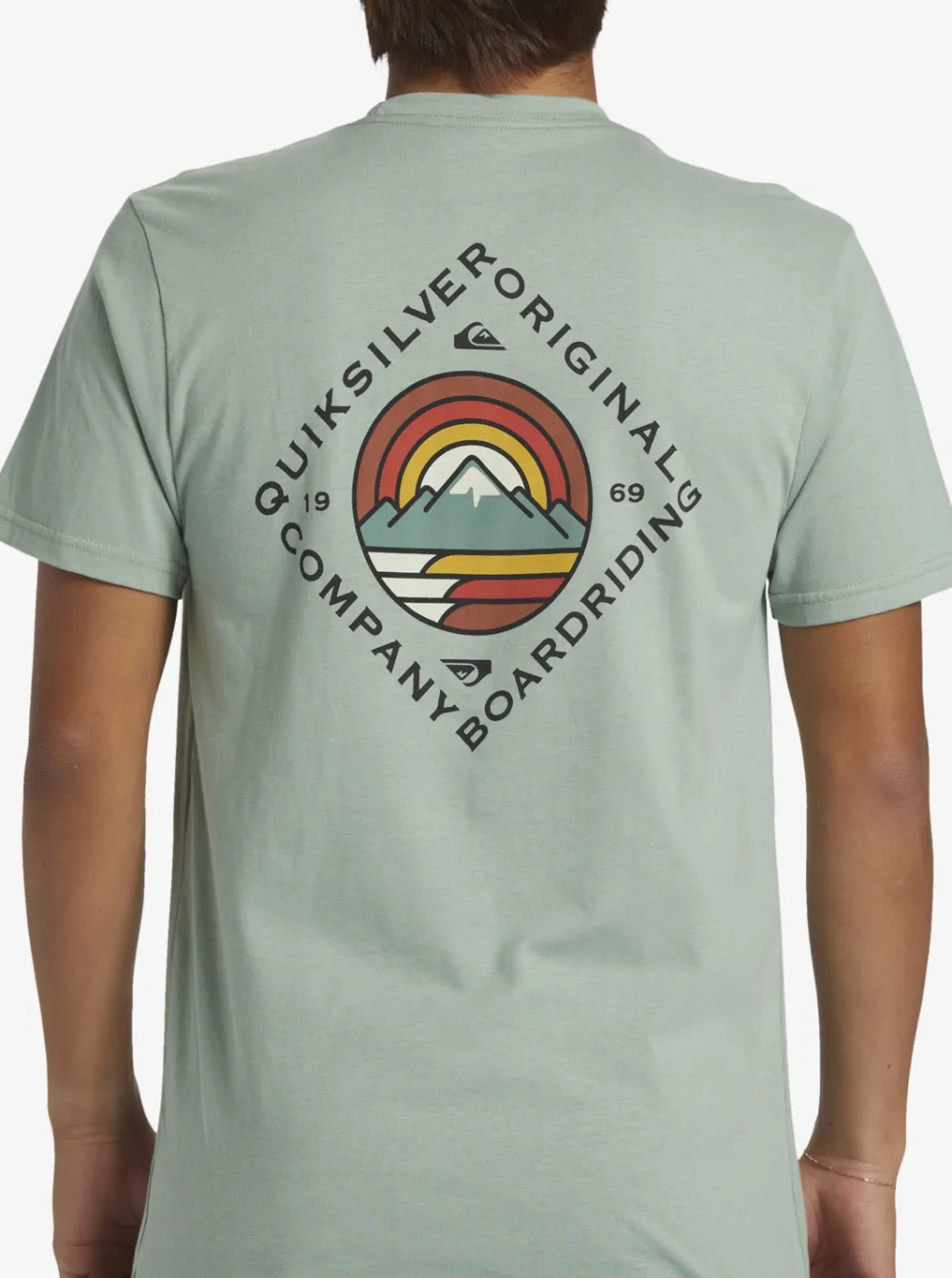 Quiksilver Tees|Scenic View T-Shirt Iceberg Green