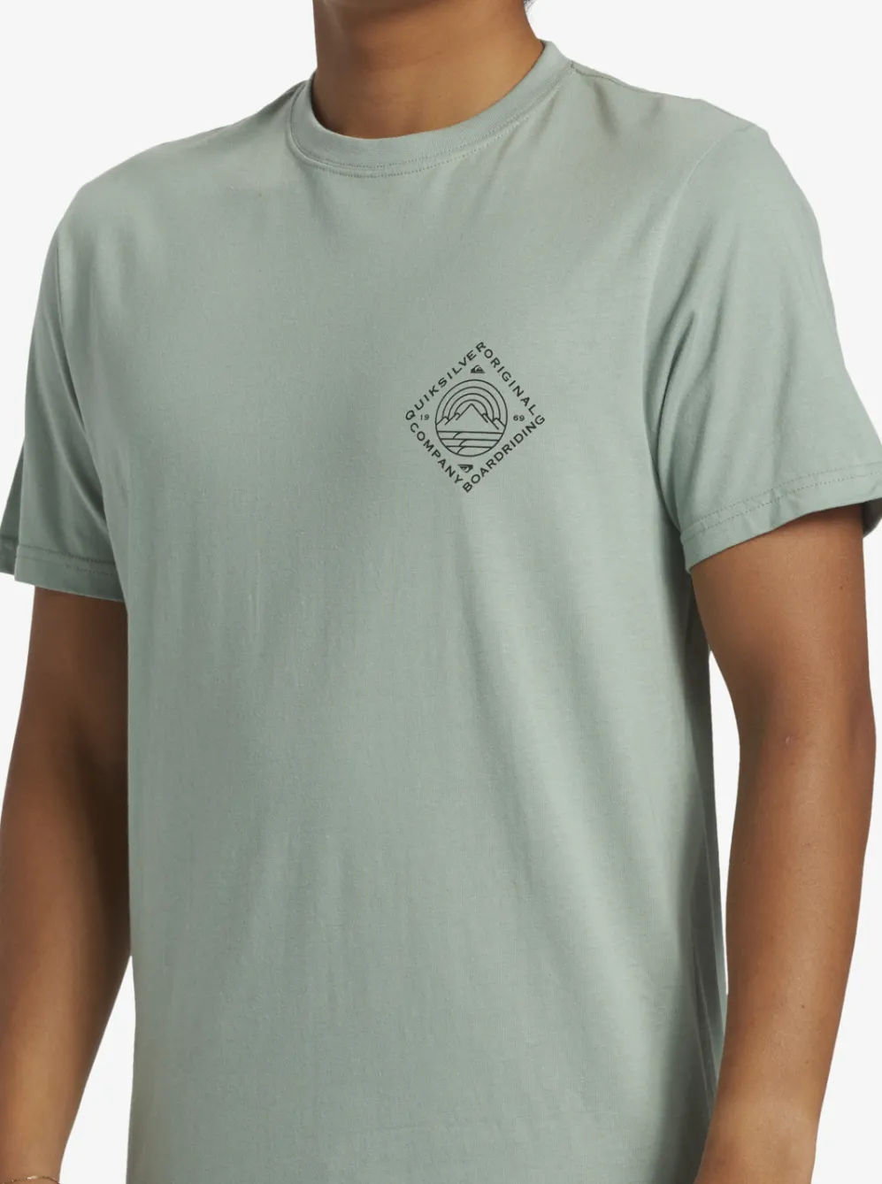 Quiksilver Tees|Scenic View T-Shirt Iceberg Green