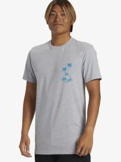 Quiksilver Tees|Skull Island T-Shirt Athletic Heather