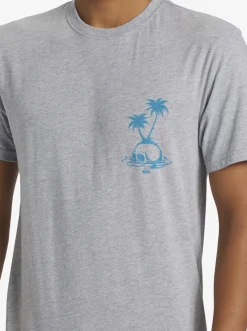 Quiksilver Tees|Skull Island T-Shirt Athletic Heather