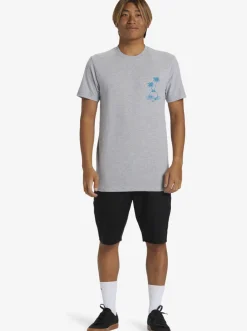 Quiksilver Tees|Skull Island T-Shirt Athletic Heather