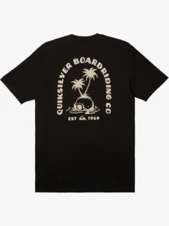 Quiksilver Tees|Skull Island T-Shirt Black