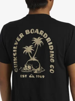 Quiksilver Tees|Skull Island T-Shirt Black