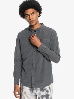 Quiksilver Shirts & Polos|Smoke Trail Long Sleeve Shirt Iron Gate