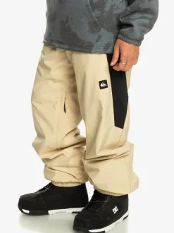 Quiksilver Snow Pants|Snow Down Technical Snow Pants Pale Khaki